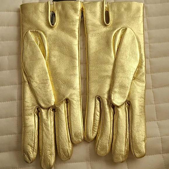 Moschino Leather Gloves - Picture 2 of 3